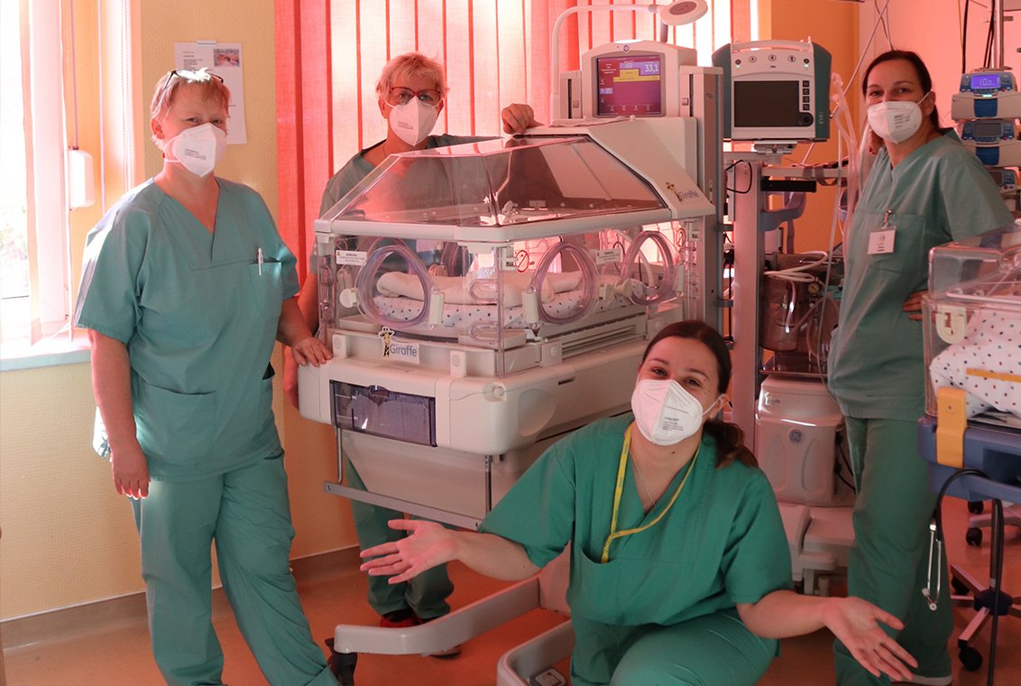 Frühchenstation, Neonatologie, in Halberstadt