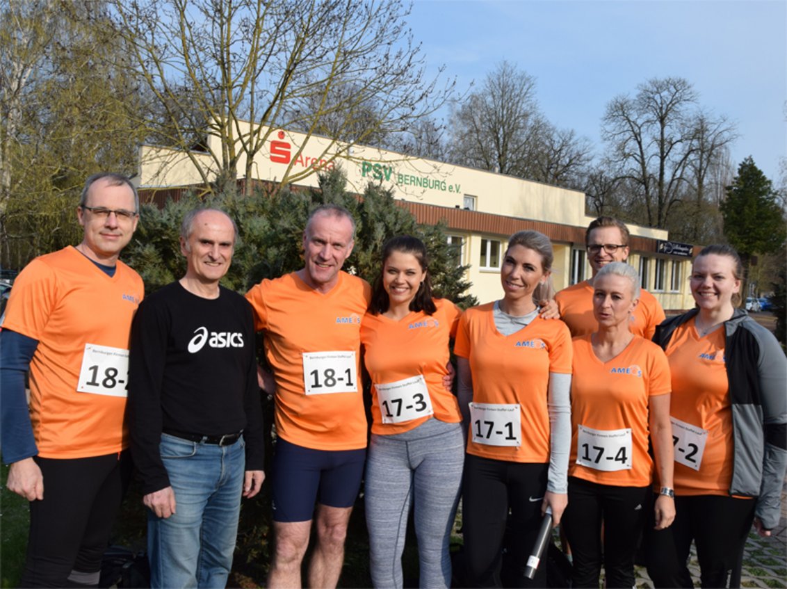 Beteiligung des AMEOS Klinikums Bernburg am 1. Bernburger Firmen-Staffel-Lauf