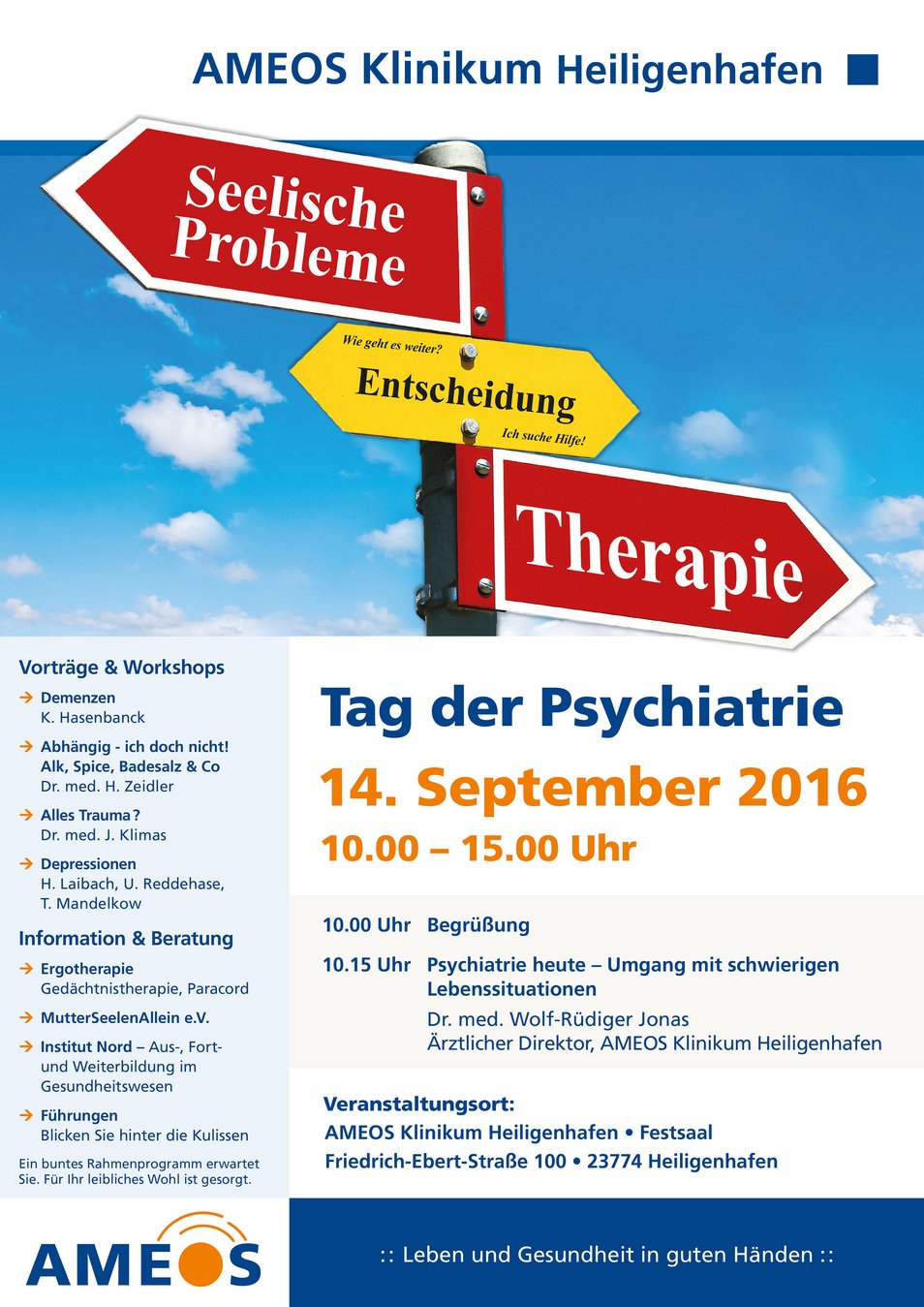 „Tag der Psychiatrie“ im AMEOS Klinikum Heiligenhafen