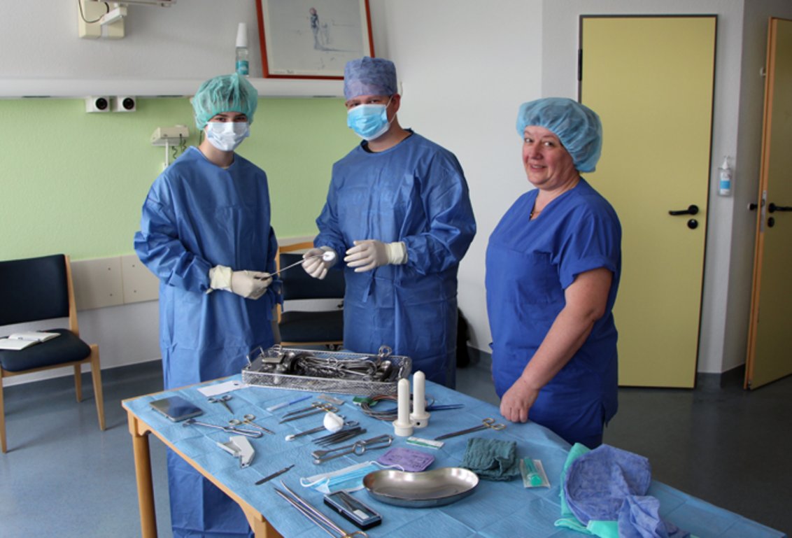 Jugendliche schauten hinter die Kulissen des Klinikums