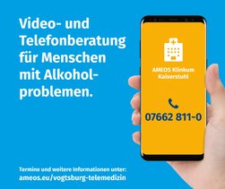 Video- und Telefonberatung für Menschen mit Alkoholproblemen