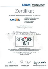 Zertifizierung der Stroke Unit