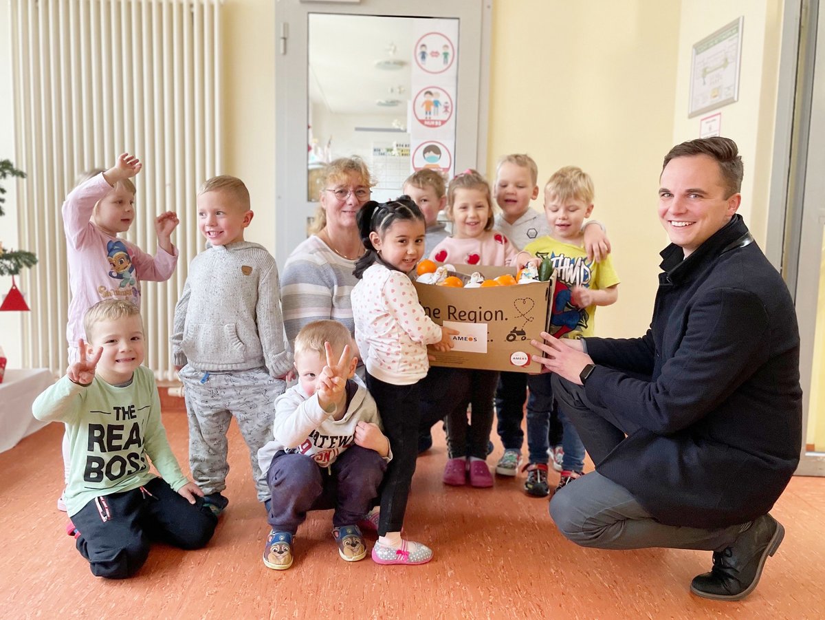 Dankeschön an Kindergarten | AMEOS Klinikum Bernburg