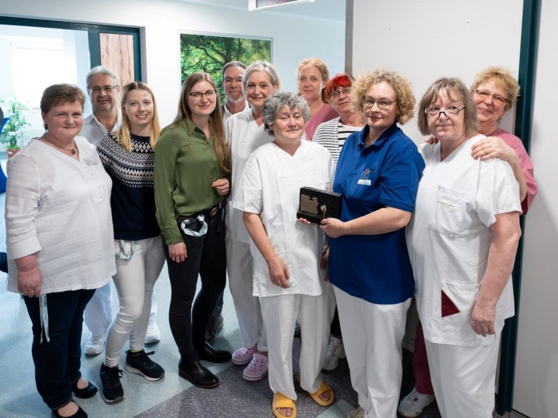 Gruppenfoto vom Team der Palliativ-Station