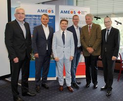 Minister Dr. Heiner Garg besucht die AMEOS Einrichtungen Ratzeburg