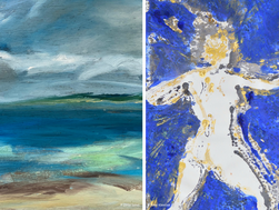 Zwei Werke der beiden Künstlerinnen (© Ebba Sakel & Anke Kleesiek) Zwei Werke der beiden Künstlerinnen (© Ebba Sakel & Anke Kleesiek)