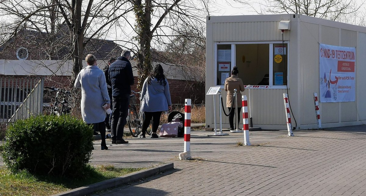 Neue Covid19Teststation am AMEOS Klinikum in Oldenburg AMEOS